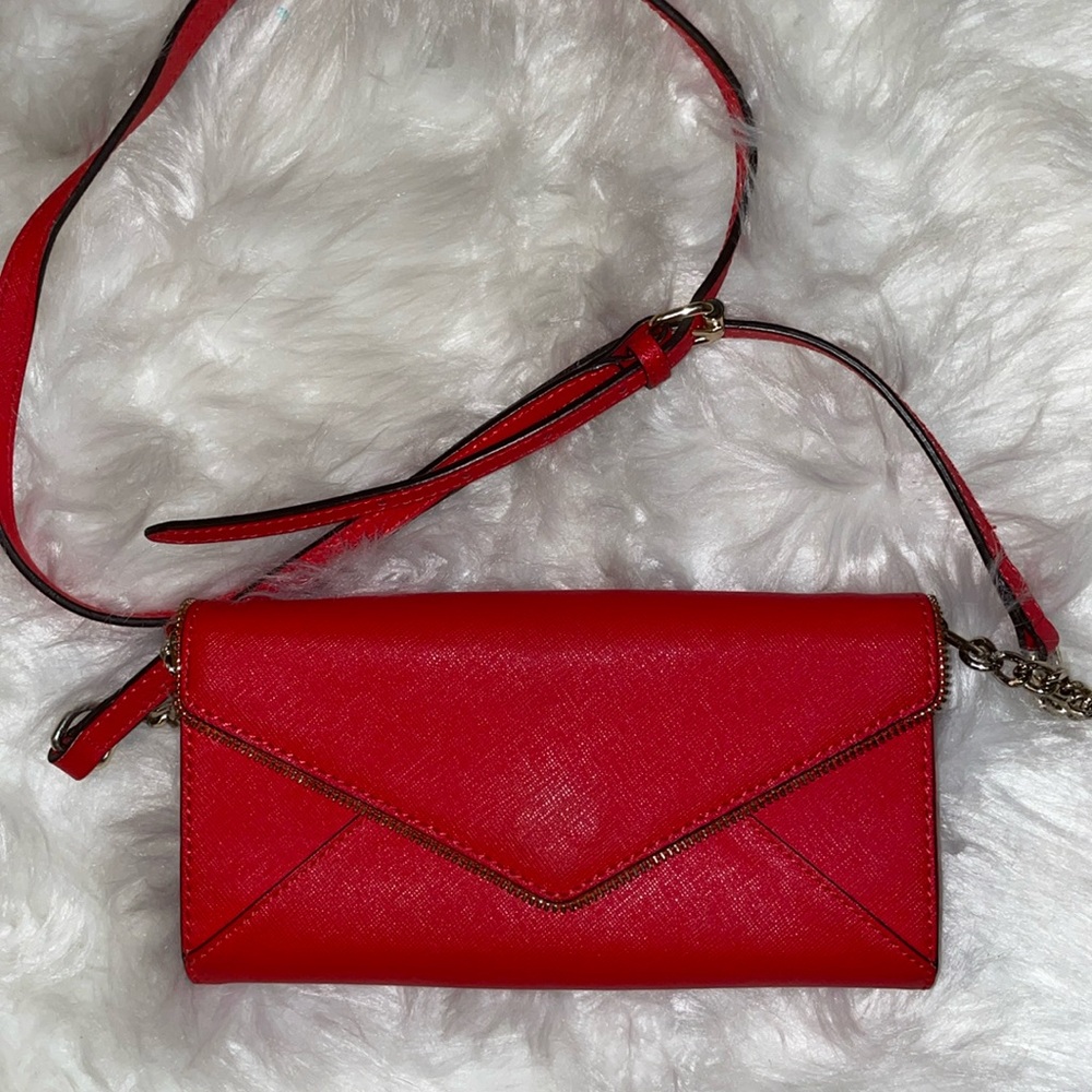 Rebecca Minkoff Chain Wallet Red